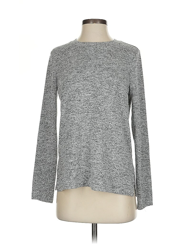 Pre-owned Banana Republic Long Sleeve T-shirt In Gray