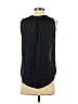 Banana Republic 100% Polyester Black Blue Sleeveless Blouse Size XS - photo 2