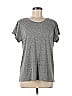 Rivet & Thread Tweed Gray Short Sleeve T-Shirt Size M - photo 1