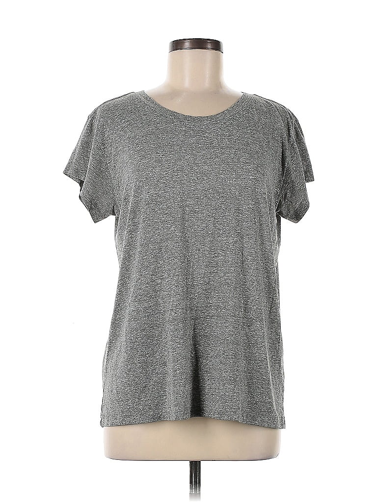Rivet & Thread Tweed Gray Short Sleeve T-Shirt Size M - photo 1