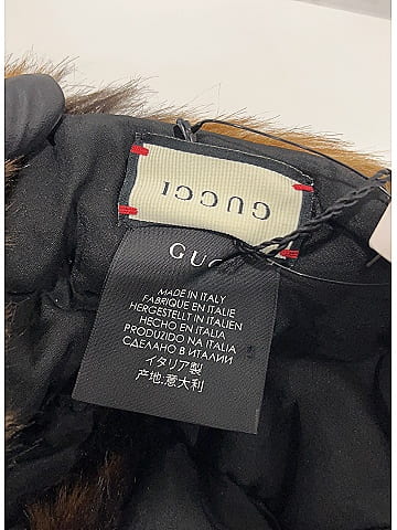 Gucci Faux Fur Leopard Print Turban (view 2)
