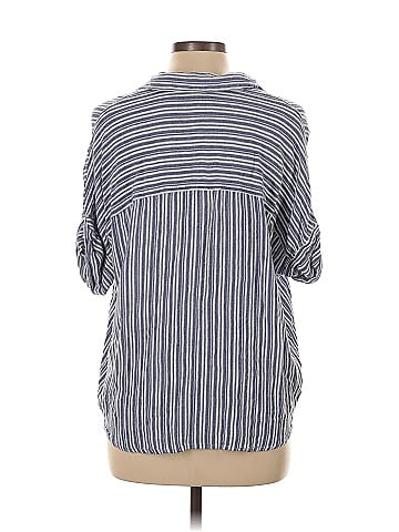 En Creme Short Sleeve Blouse (view 2)