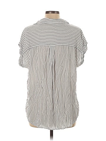 En Creme Short Sleeve Blouse (view 2)