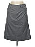 Piazza Sempione Solid Gray Wool Skirt Size EU (IT) 40 / US 4 - photo 1