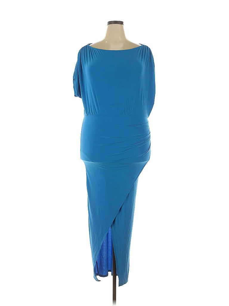 Pre-owned Fashion Nova Cocktail Dress In Blue