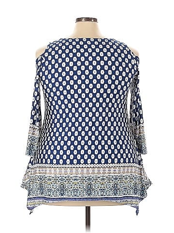White Mark 3/4 Sleeve Top (view 2)