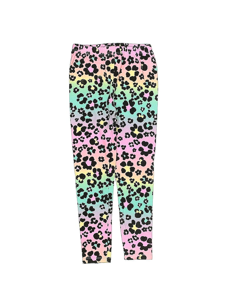 Disney Animal Print Pink Casual Pants Size 6X - photo 1
