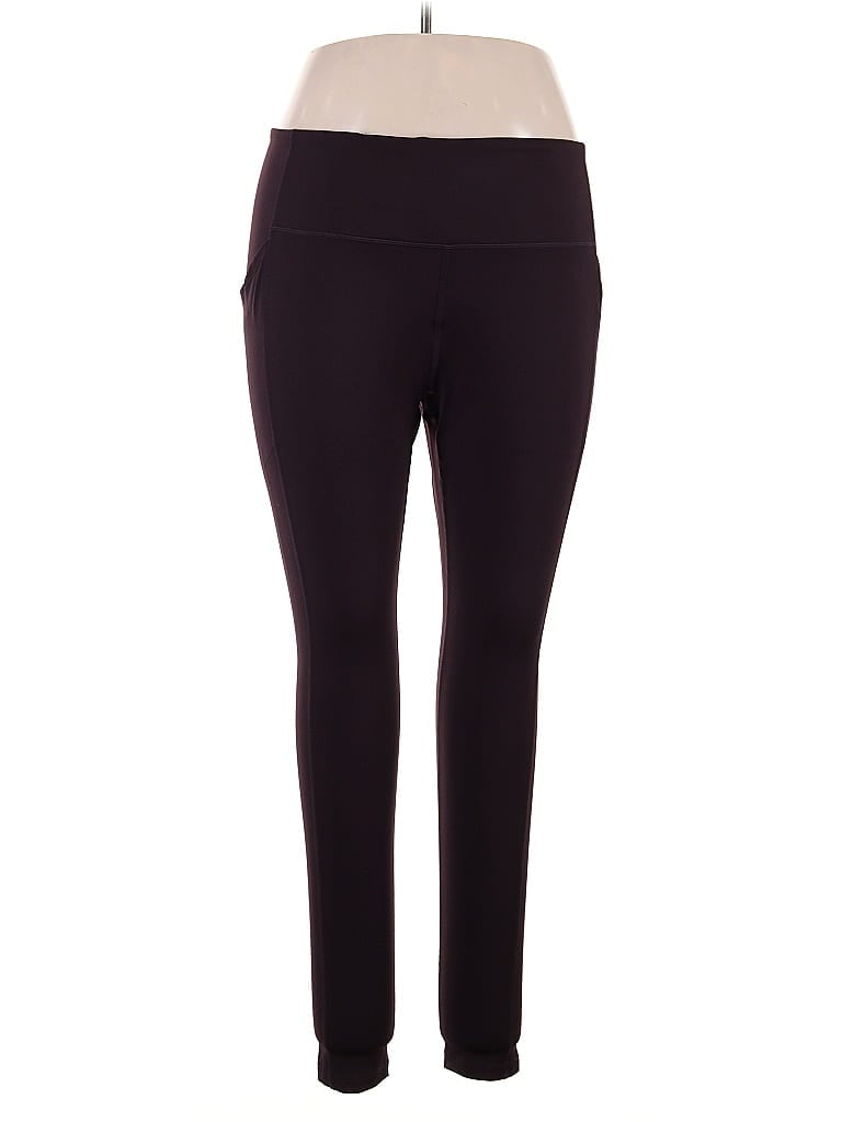 Click to view more detailed imagery on our partner's website Pre-owned Zella Active Pants In Burgundy