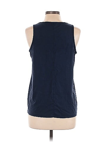 Paper Label Sleeveless T-Shirt (view 2)