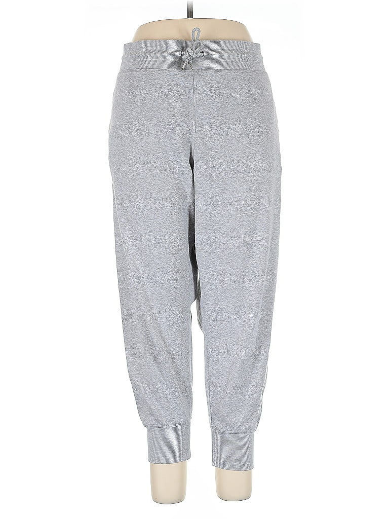 Reebok Solid Gray Sweatpants Size XXL - photo 1