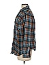 Current/Elliott 100% Cotton Plaid Brown Long Sleeve Button-Down Shirt Size 3 - photo 5