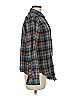 Current/Elliott 100% Cotton Plaid Brown Long Sleeve Button-Down Shirt Size 3 - photo 4