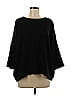 OAK + FORT Black 3/4 Sleeve Top Size M - photo 1