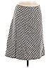 Georgiou Studio Houndstooth Gray Casual Skirt Size 6 - photo 1