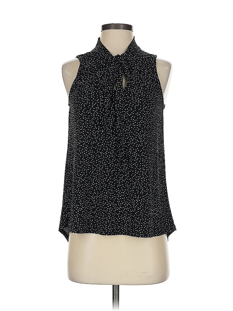 Pre-owned Beacon Sleeveless Blouse In Black