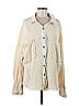 Pol Ivory Long Sleeve Button-Down Shirt Size M - photo 1