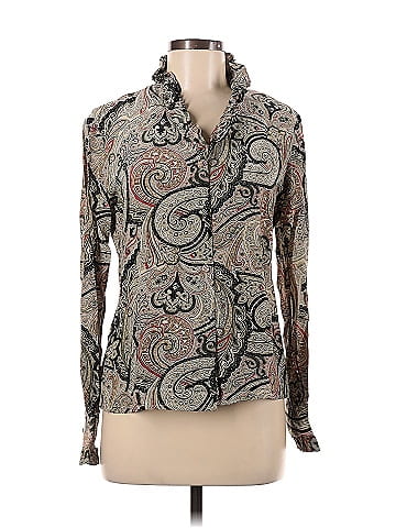 Austin Reed Long Sleeve Silk Top (view 1)