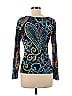 Bisou Bisou Blue Long Sleeve Top Size M - photo 2