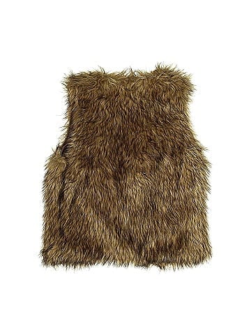 Justice Faux Fur Vest (view 2)