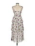 ML Monique Lhuillier 100% Polyester Floral Purple Green Cocktail Dress Size 0 - photo 2