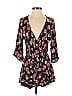 Altar'd State 100% Rayon Floral Blue Romper Size S - photo 1