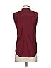 Trouve 100% Polyester Burgundy Sleeveless Blouse Size XS - photo 2