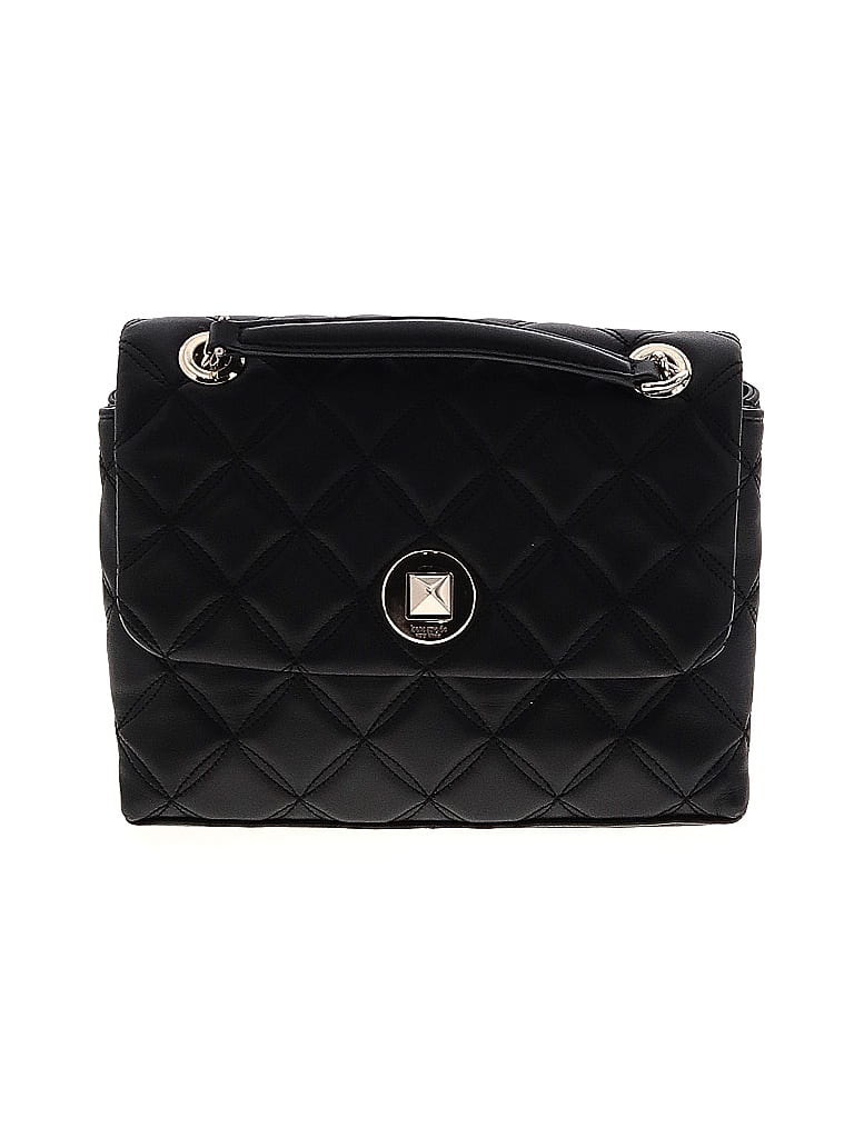 Kate Spade New York 100% Cow Leather Argyle Black Leather Crossbody Bag One size - photo 1
