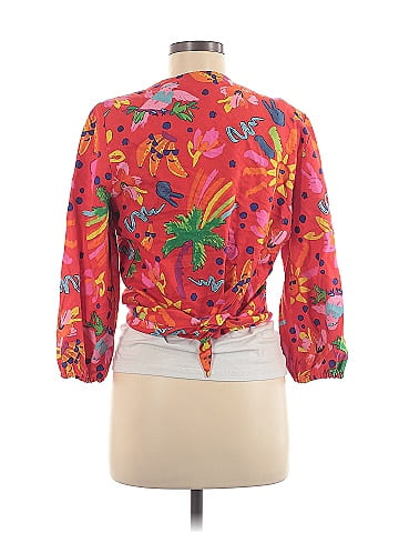 Maison d' Amelie 3/4 Sleeve Blouse (view 2)