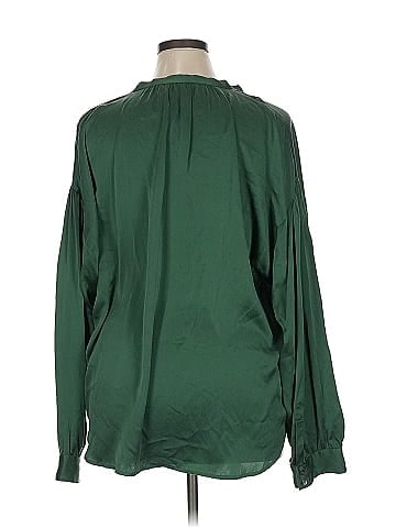 Xirena Long Sleeve Silk Top (view 2)