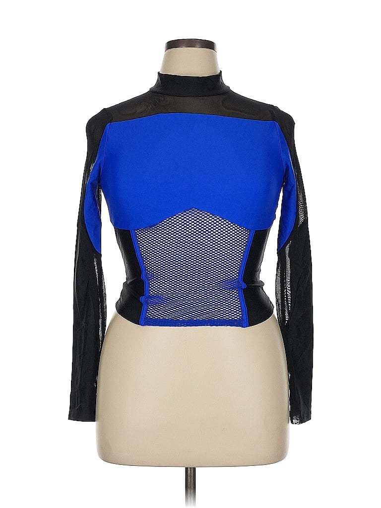 Fashion Nova Blue Long Sleeve Turtleneck Size XL - photo 1
