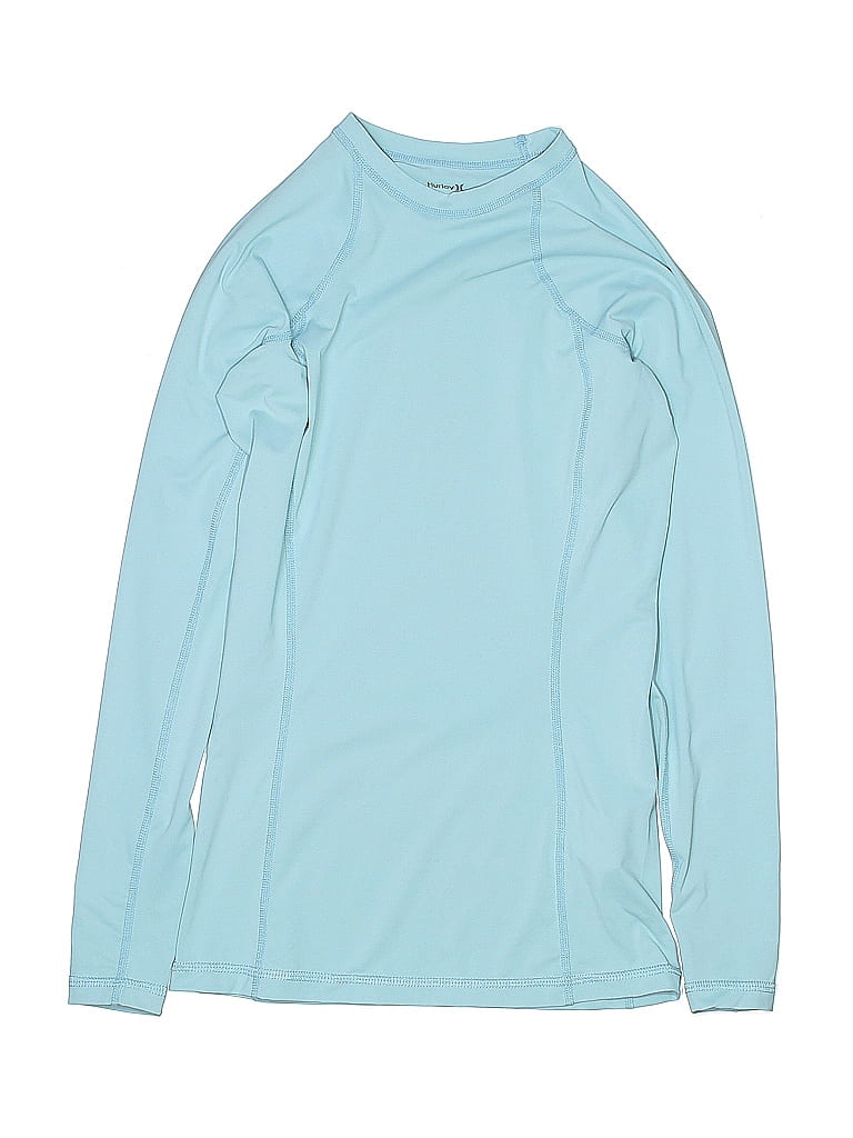 Hurley Teal Rash Guard Size S - photo 1