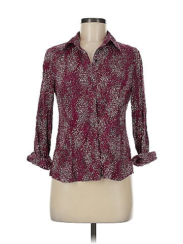 Foxcroft 3/4 Sleeve Button-Down Shirt (view 1)
