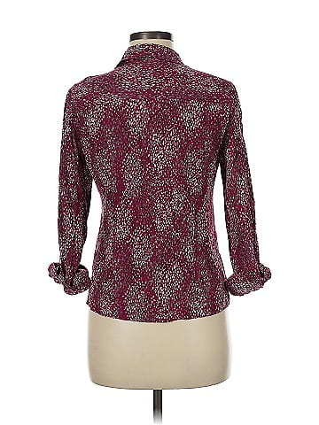 Foxcroft 3/4 Sleeve Button-Down Shirt (view 2)