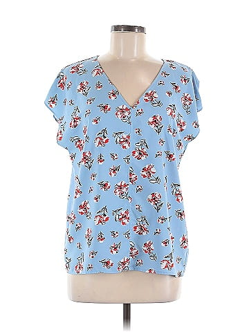 Hilary Radley Short Sleeve Blouse (view 1)