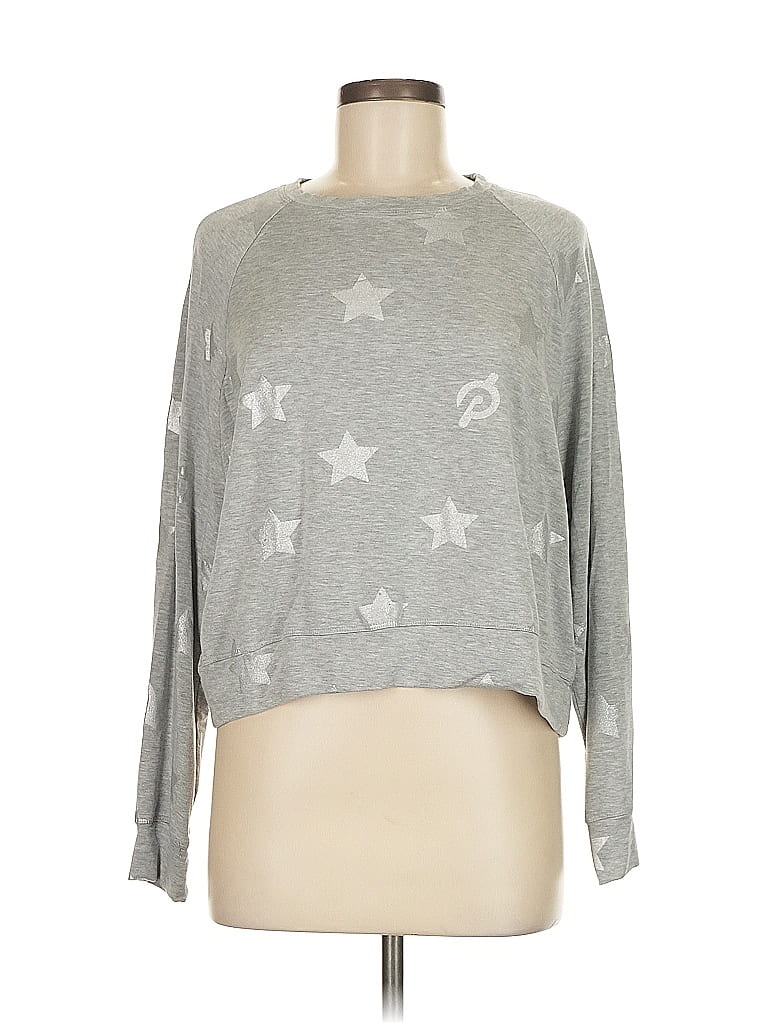 Terez Gray Long Sleeve T-Shirt Size M - photo 1