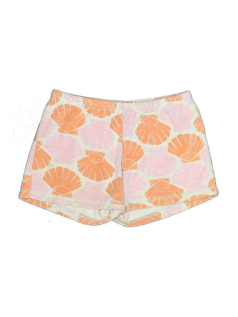 Mini Boden Print Orange Board Shorts Size 8 (big kids) - photo 1
