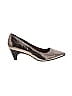 Sofft 100% Leather Metallic Silver Gold Heels Size 9 1/2 - photo 1