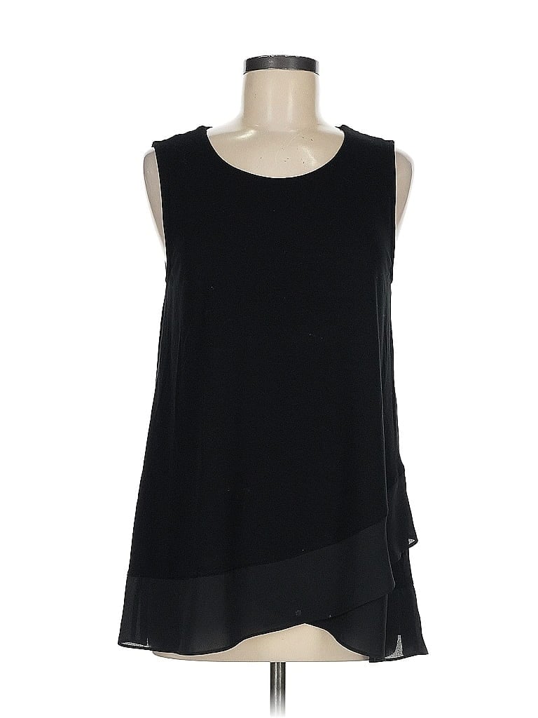 Pre-owned Vince Camuto Sleeveless T-shirt In Black