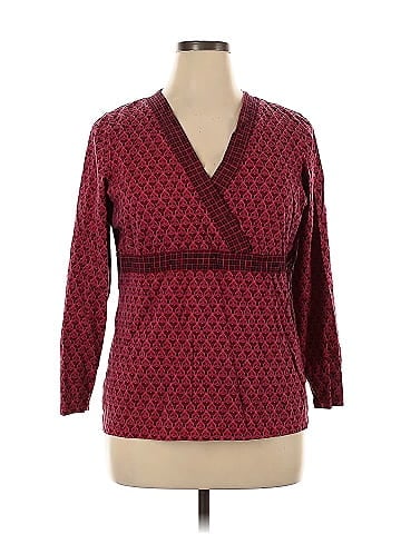 Liz & Co. 3/4 Sleeve Blouse (view 1)