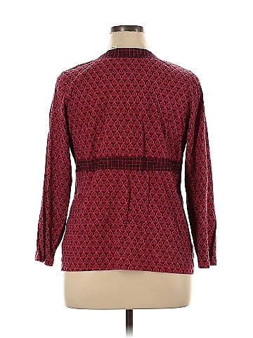 Liz & Co. 3/4 Sleeve Blouse (view 2)