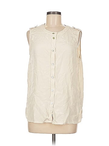 Louben Sleeveless Silk Top (view 1)