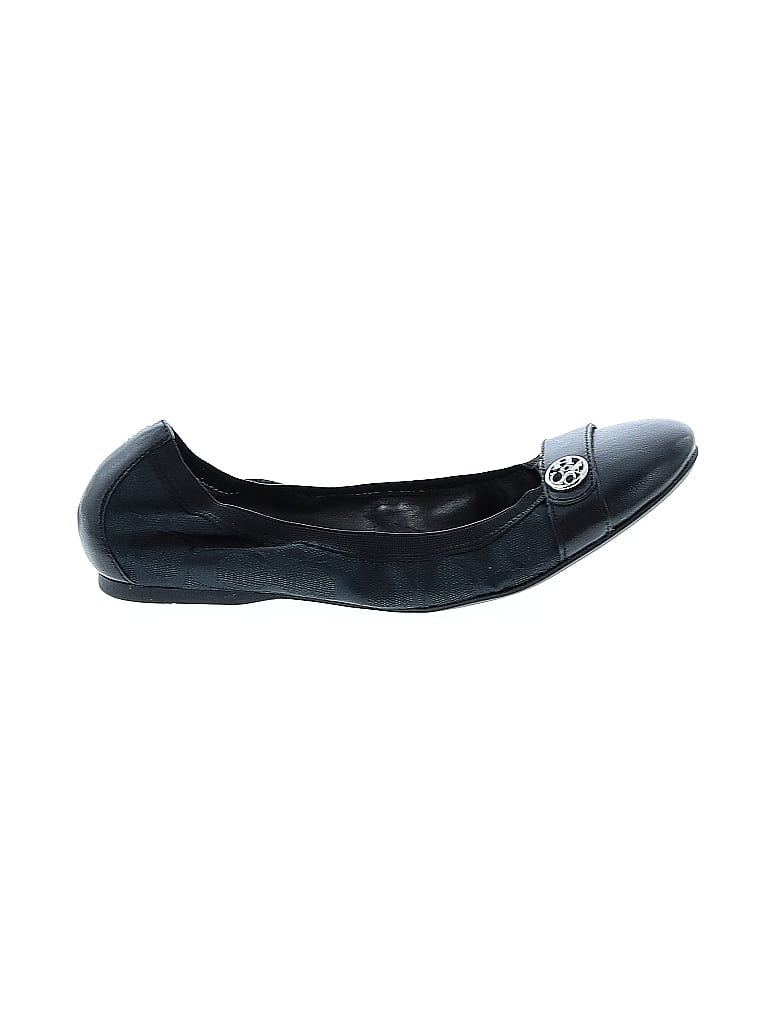 Coach Black Flats Size 8 1/2 - photo 1