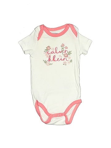 Calvin Klein Short Sleeve Onesie (view 1)
