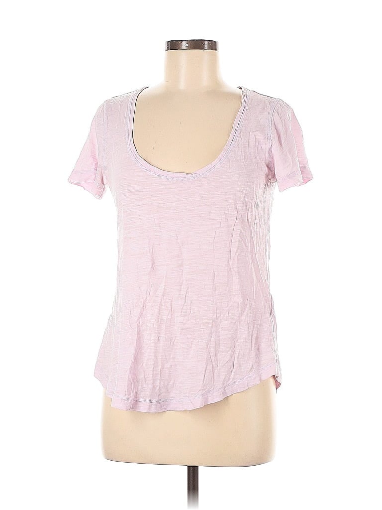 Pre-owned Banana Republic Short Sleeve T-shirt In Pink