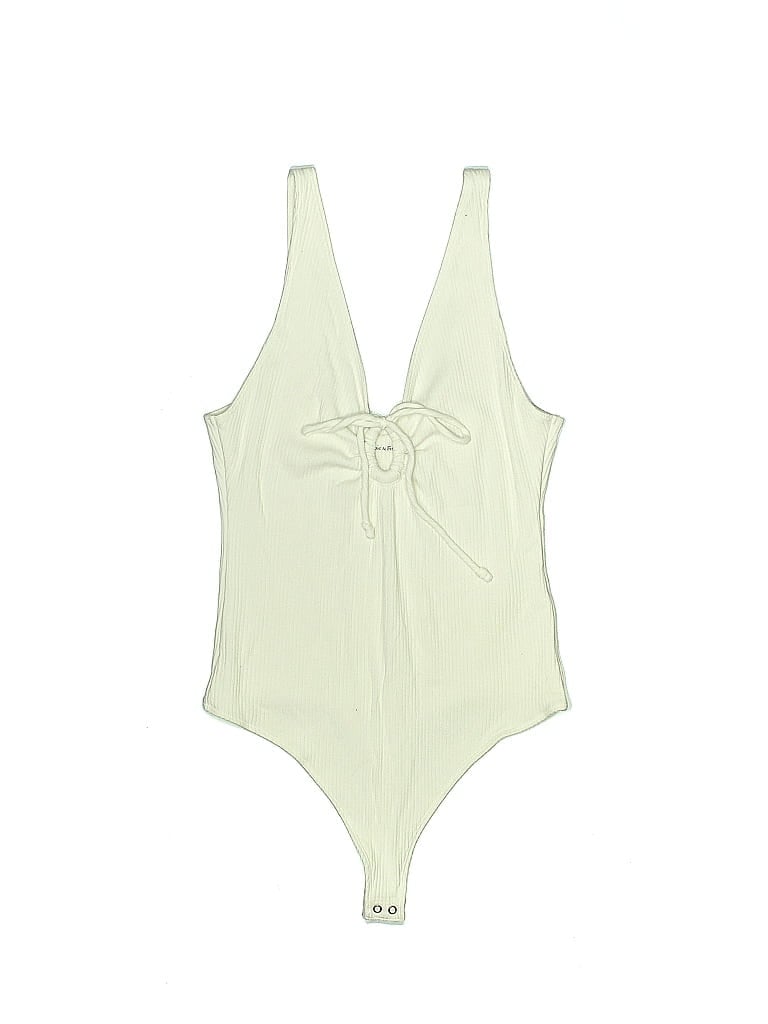 Pre-owned Abercrombie & Fitch Bodysuit In White