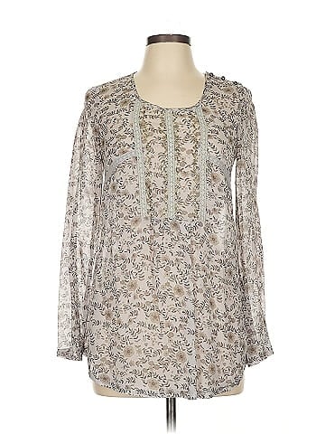 Wrap Long Sleeve Blouse (view 1)