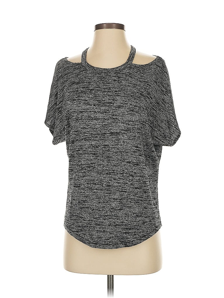Pre-owned Rag & Bone Short Sleeve Top In Gray