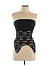 David's Bridal 100% Polyester Black Purple Tube Top Size 16 - photo 1