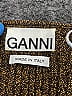 Ganni Brown Gold Turtleneck Sweater Size L - photo 6
