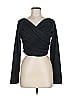 OAK + FORT Black Long Sleeve Top Size M - photo 1